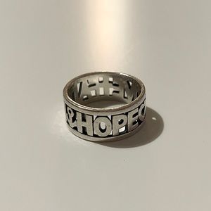 Faith Hope Love James Avery Ring (size 9)